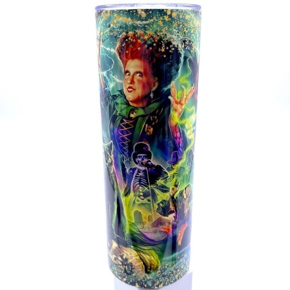 NEW HOCUS POCUS 2 Custom insulated hot and cold 20 oz metal tumbler Mug Cup - Picture 1 of 12